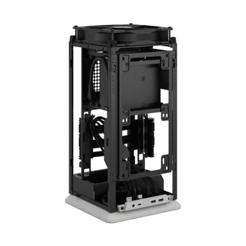 Fractal Design Mood Light Gray Mid Tower Cabinet, Mesh Front Panel, USB Type C, M-ITX Support,Up To 280 mm Radiator Support - Image 5