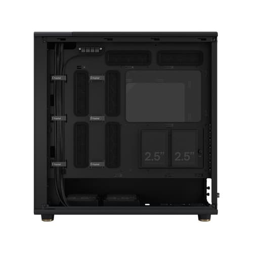 Fractal Design North XL TG Dark Mid-Tower Cabinet (Black) with E-ATX Support, Tempered Glass, Type-C Port & Wooden Front Panel, 420mm Radiator Ready - Image 11