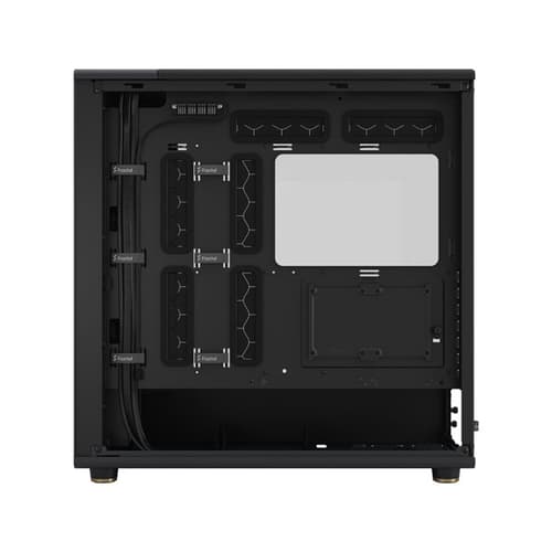Fractal Design North XL TG Dark Mid-Tower Cabinet (Black) with E-ATX Support, Tempered Glass, Type-C Port & Wooden Front Panel, 420mm Radiator Ready - Image 9