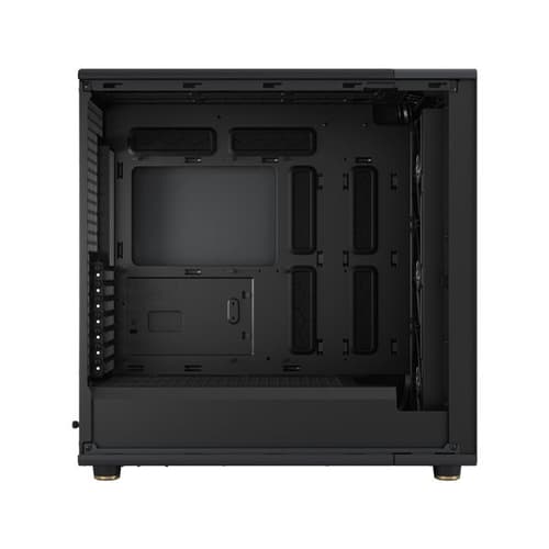 Fractal Design North XL TG Dark Mid-Tower Cabinet (Black) with E-ATX Support, Tempered Glass, Type-C Port & Wooden Front Panel, 420mm Radiator Ready - Image 8
