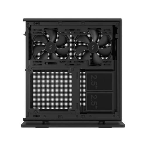Fractal Design Ridge Black Mini Tower Cabinet, M-ITX Support, Vertical or Horizontal Layout, USB Type C, Up To 120 mm Radiator Support - Image 3
