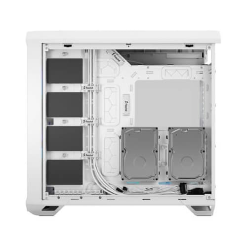 Fractal Design Torrent RGB TG Clear Tint White Mid-Tower Gaming Cabinet Type-C, E-ATX Support, 420mm Radiator Support - Image 6