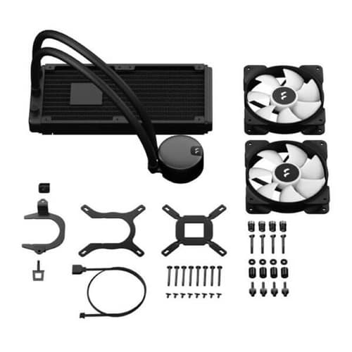 Fractal Design Lumen S24 RGB V2 240mm ARGB AIO Liquid CPU Cooler with Dual RGB Fans