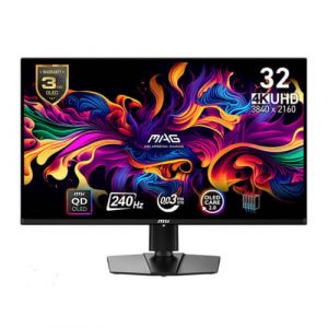 MSI MAG 321UPX 32 Inch 240Hz 4K UHD QD-OLED Gaming Monitor