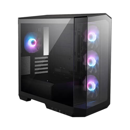 MSI MAG PANO M100R PZ Mid Tower Cabinet ATX Support, Front & Side Mesh Panel, USB Type C, Up To 360 mm Radiator Support