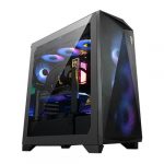 MPG GUNGNIR 300R AIRFLOW Mid Tower Cabinet, E-ATX Support, Mesh Front Panel, USB Type C, 360 mm Radiator Support