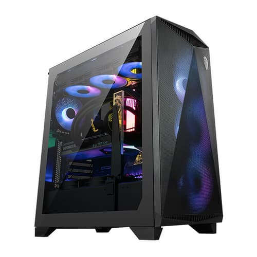 MPG GUNGNIR 300R AIRFLOW Mid Tower Cabinet, E-ATX Support, Mesh Front Panel, USB Type C, 360 mm Radiator Support