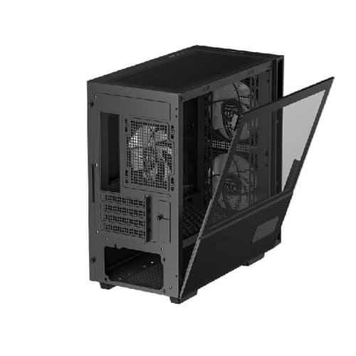 DeepCool CH360 Digital Black Mini Tower Cabinet with Digital Display, Type C Port, Upto M-ATX Support, Upto 360mm Radiator Support - Image 6