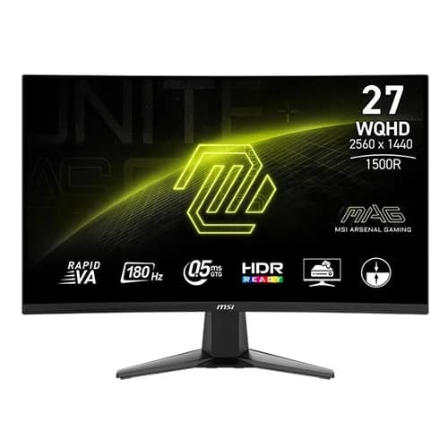 MSI MAG 27CQ6F 27 Inch 180hz WQHD VA Curved Gaming Monitor