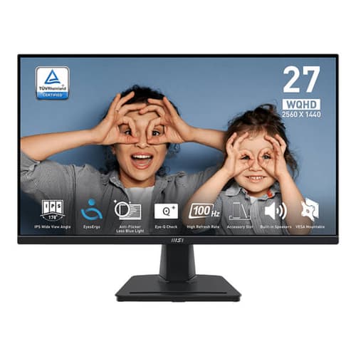 MSI Pro MP275Q 27 Inch 100Hz WQHD IPS Business Monitor