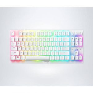 Razer DeathStalker V2 Pro White Tenkeyless Wireless Low-Profile Optical Gaming Keyboard With Linear Red Switch