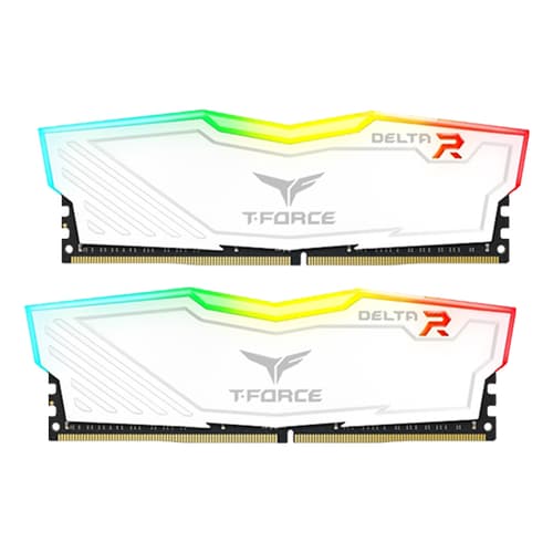 Teamgroup T-Force Delta RGB White 16GB (8GBx2) 3200MHz CL16 DDR4 Dekstop RAM