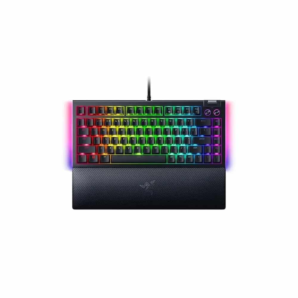 Razer Blackwidow V4 75% Hot Swappable Mechanical Tactile Switch Wired Gaming Keyboard