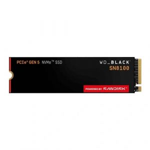 Western Digital WD Black SN8100 4TB M.2 NVMe Gen5 Internal SSD up to 14900 MB/s Read Speed