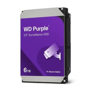 Western Digital WD Purple 6TB 5400 RPM 3.5 Inch SATA Surveillance Desktop Internal HDD