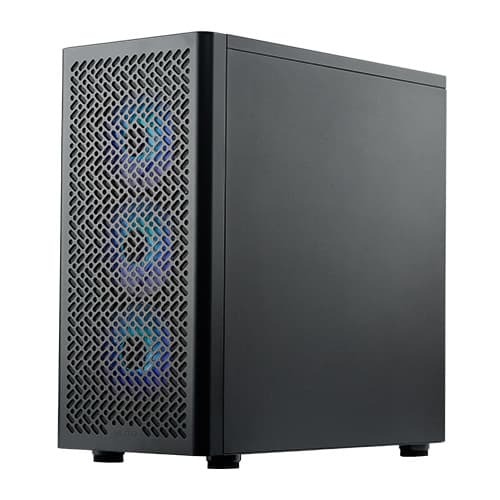 Cooler Master Elite 502 Black ARGB Mid Tower Cabinet with Tempered Glass, 3 Pre-Installed ARGB Fans, Upto E-ATX Support, Type C Port, High-Airflow Mesh Front, Upto 360MM Radiator Support - Image 2
