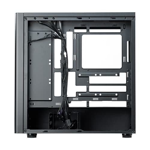 Cooler Master Elite 502 Black ARGB Mid Tower Cabinet with Tempered Glass, 3 Pre-Installed ARGB Fans, Upto E-ATX Support, Type C Port, High-Airflow Mesh Front, Upto 360MM Radiator Support - Image 4