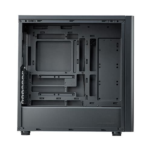 Cooler Master Elite 502 Black ARGB Mid Tower Cabinet with Tempered Glass, 3 Pre-Installed ARGB Fans, Upto E-ATX Support, Type C Port, High-Airflow Mesh Front, Upto 360MM Radiator Support - Image 5