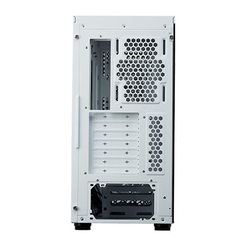Cooler Master Elite 502 White ARGB Mid Tower Cabinet With Tempered Glass, 3 Pre-Installed ARGB Fans, Upto E-ATX Support, Type C Port, High-Airflow Mesh Front, Upto 420MM Radiator Support - Image 6