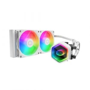 Cooler Master MasterLiquid 240mm Core II White ARGB CPU Liquid Cooler