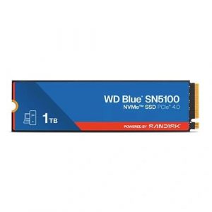 Western Digital WD Blue SN5100 1TB M.2 NVMe Gen4 Internal SSD up to 7100MB/s Read Speed