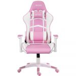 Ant Esports 9077 White Pink Ergonomic Gaming Chair