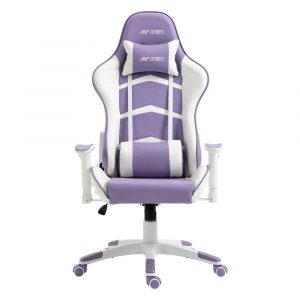 Ant Esports 9077 White Purple Ergonomic Gaming Chair