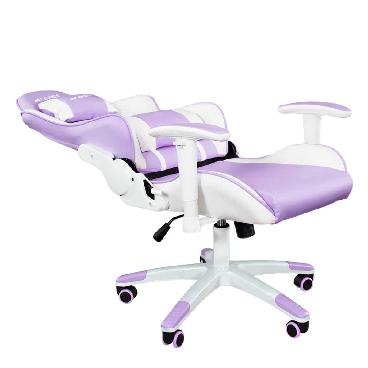 Ant Esports 9077 White Purple Ergonomic Gaming Chair - Image 4
