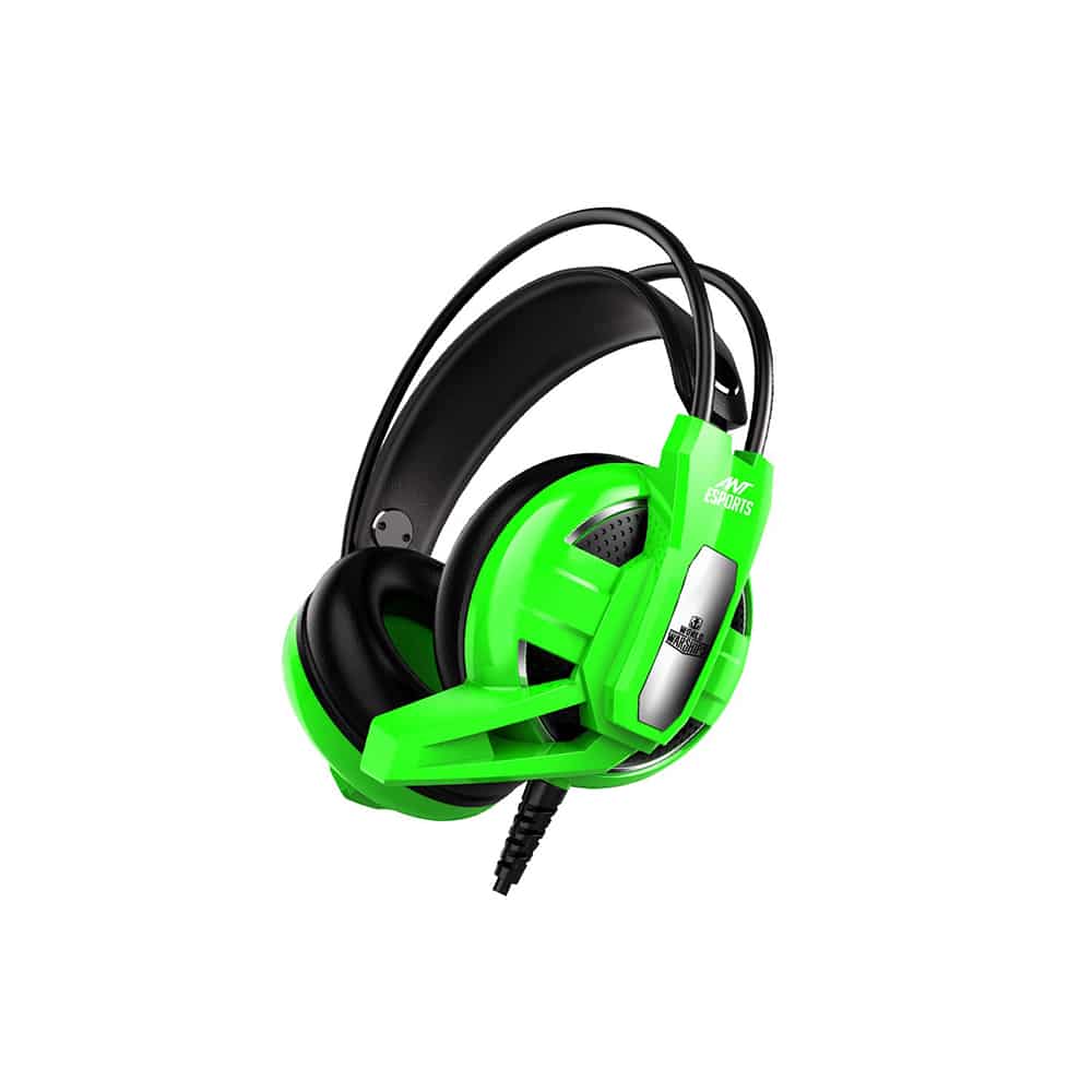 Ant Esports H520W Green 3.5mm Wired Gaming Headset