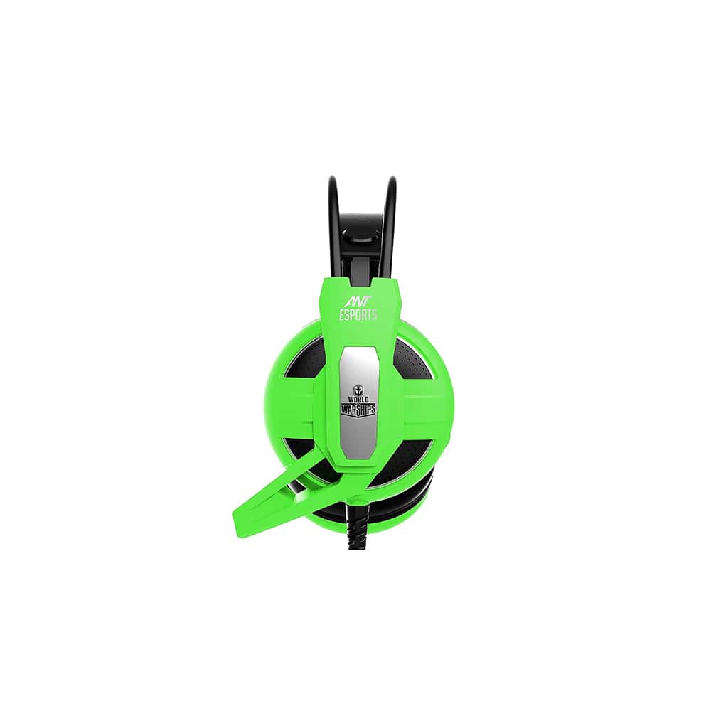Ant Esports H520W Green 3.5mm Wired Gaming Headset - Image 2