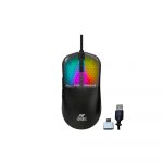 Ant Esports Virtus100 Black RGB Wired Gaming Mouse with 12800 DPI