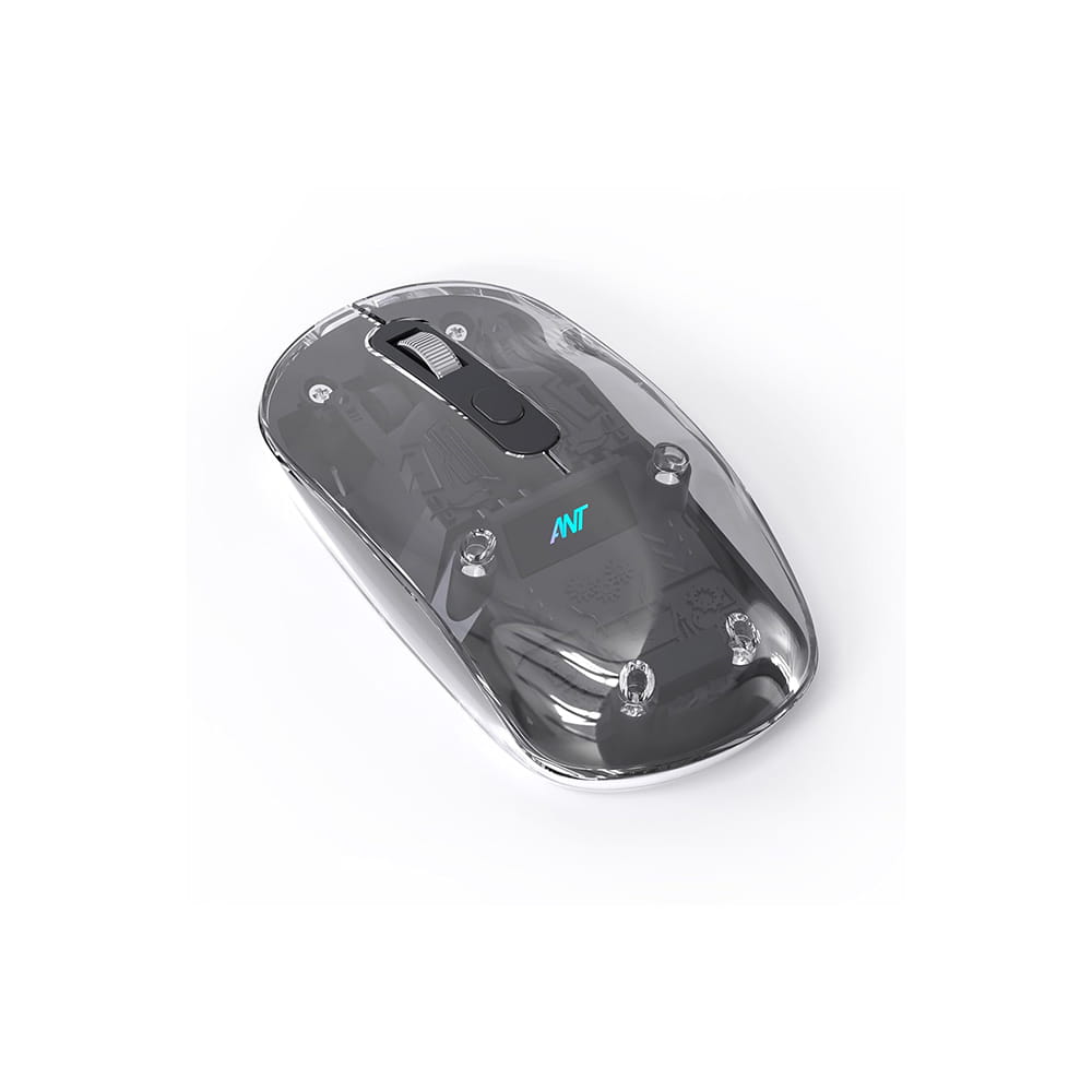 Ant OM140 Pro Ultra Lightweight Transparent Wireless Mouse With 3600 DPI