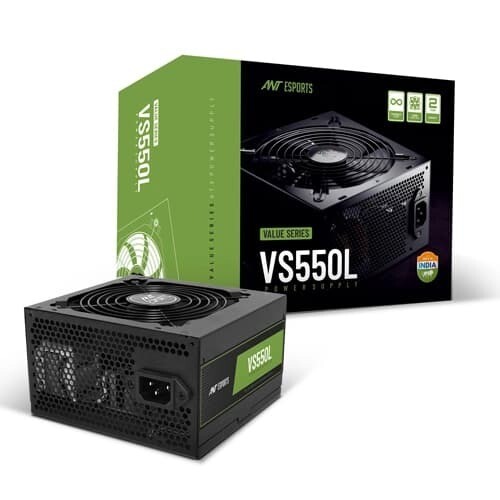 Ant Esports VS550L 550W Black Power Supply