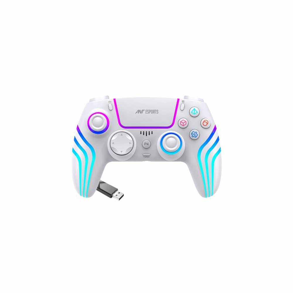Ant Esports GP400 White RGB Wireless Gamepad