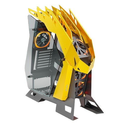 Ant Esports Cypher G7 ARGB ATX Mid Tower Cabinet With 6×120mm ARGB Ring Fans, Tempered Glass Side Panel, High-Airflow Design And Up To 360mm Radiator Support