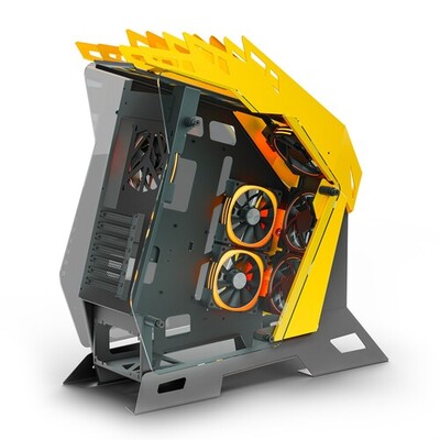 Ant Esports Cypher G7 ARGB ATX Mid Tower Cabinet With 6×120mm ARGB Ring Fans, Tempered Glass Side Panel, High-Airflow Design And Up To 360mm Radiator Support - Image 2