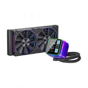 Ant Esports Glacius-240D ARGB 240mm CPU Liquid Cooler with LCD Display