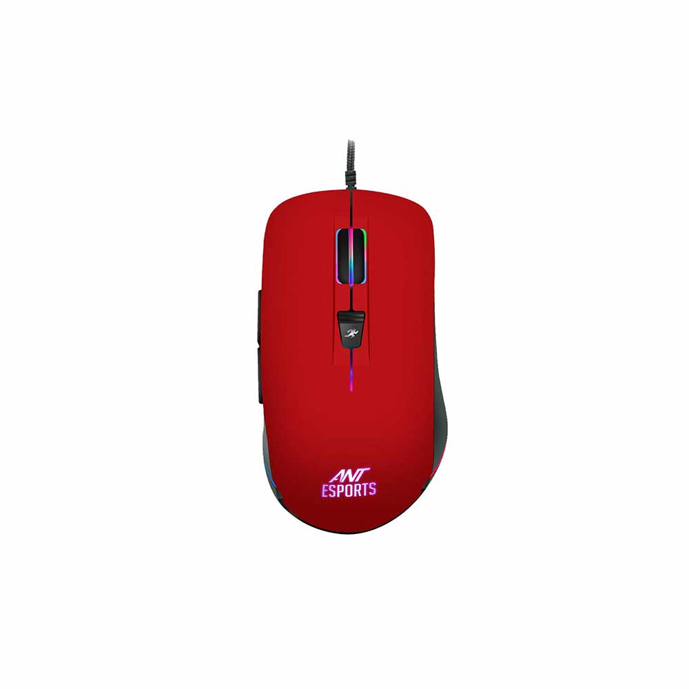 Ant Esports GM100 Red RGB Wired Gaming Mouse With 4800 DPI