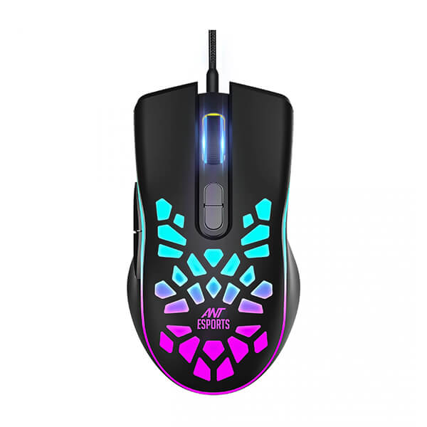 Ant Esports GM80 RGB Wired Gaming Mouse With 3600 DPI