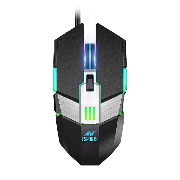 Ant Esports GM90 Black Wired Gaming Mouse With 3600 DPI