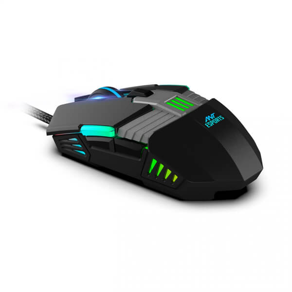 Ant Esports GM90 Black Wired Gaming Mouse With 3600 DPI - Image 3