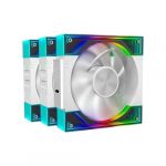 Ant Esports Quartzflow White 3x120mm ARGB Case Fan Kit