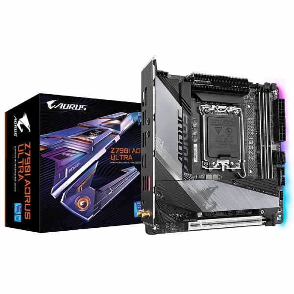 GIGABYTE Z790I Aorus Ultra WIFI M-ITX Motherboard (Intel Socket LGA 1700, DDR5, Wi-FI 6E)