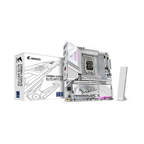 GIGABYTE Z890M Aorus Elite Ice WIFI M-ATX Motherboard
