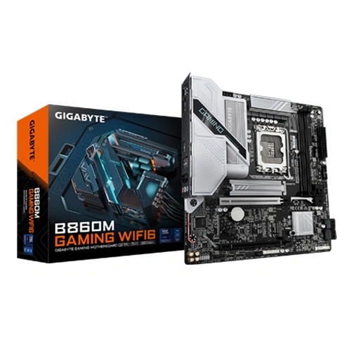 GIGABYTE B860M Gaming WIFI M-ATX Motherboard (Intel Socket LGA 1851, DDR5, WiFi 6E)
