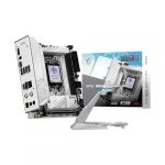 MSI MPG B860I Edge TI WIFI White Edition Motherboard (Intel Socket LGA 1851, DDR5, WiFi 7)