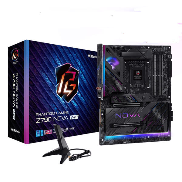 ASRock Phantom Gaming Z790 Nova WIFI ATX Motherboard (Intel Socket LGA 1700, DDR5, Wi-Fi 7)