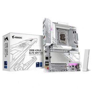 GIGABYTE Z890 Aorus Elite ICE ATX Motherboard (Intel Socket LGA 1851, DDR5, Wi-Fi 7)