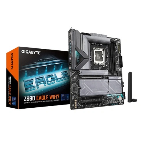 GIGABYTE Z890 Eagle WIFI ATX Motherboard (Intel Socket LGA 1851, DDR5, Wi-Fi 7)