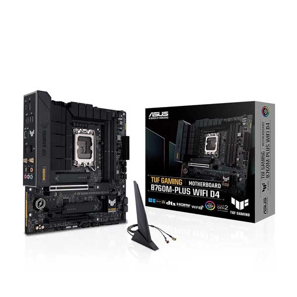 ASUS TUF Gaming B760M-Plus II M-ATX Motherboard (Intel Socket LGA 1700, DDR5)